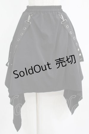 画像: Deorart / サイドロングスカート  ブラック H-25-11-28-007-PU-SK-KB-ZH