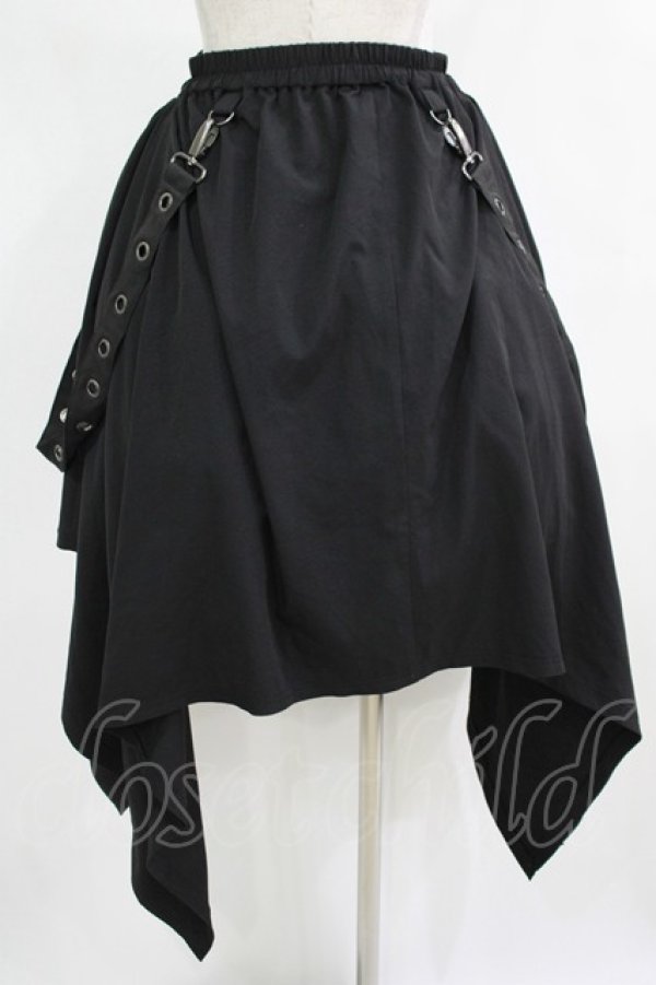 画像3: Deorart / サイドロングスカート  ブラック H-25-11-28-007-PU-SK-KB-ZH (3)