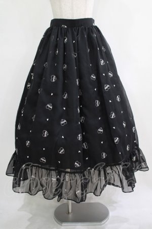 画像: MORPH8NE / MINUTES TO MIDNIGHT SKIRT M ブラック H-25-11-28-010-PU-SK-KB-ZH