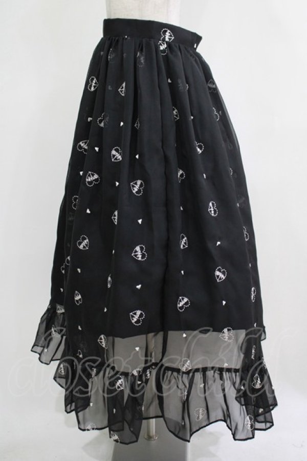 画像2: MORPH8NE / MINUTES TO MIDNIGHT SKIRT M ブラック H-25-11-28-011-PU-SK-KB-ZH (2)