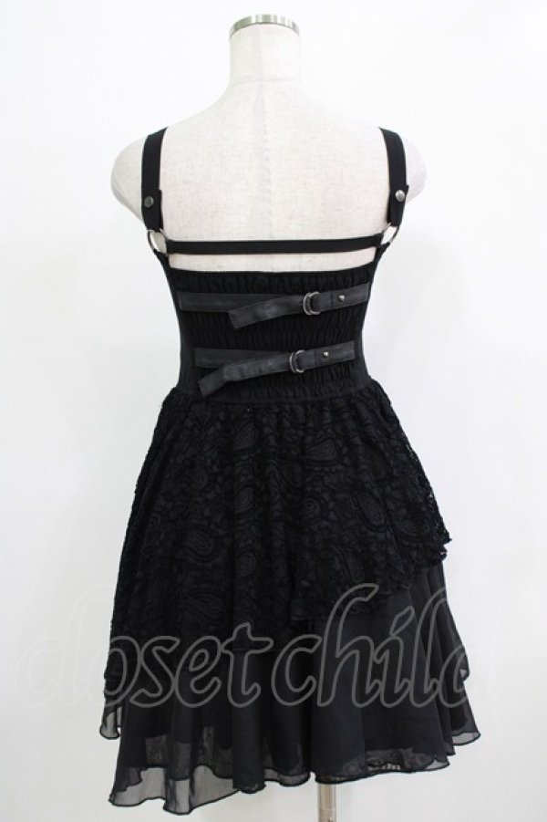 画像3: SEX POT ReVeNGe / レース切替キャミワンピース  ブラック H-25-11-28-012-SP-OP-KB-ZH (3)