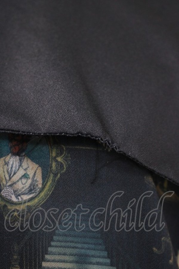 画像5: DXMOUVE / 亡霊の館柄スクエアカラーシャツワンピース  ブルー H-25-11-28-014-PU-OP-KB-ZH (5)