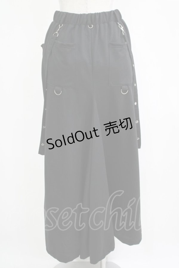 画像3: ACDC RAG / スピンドルロングスカート  ブラック H-25-11-28-016-PU-SK-KB-ZH (3)