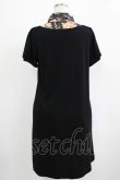 画像3: 【SALE】Despair / 胸元切り替えルーズ・フィットワンピース  ブラック H-25-11-28-017-GO-OP-KB-ZT056 (3)
