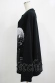 画像2: QOOZA / 東京喰種×QOOZA金木研 ダメージスウェット  ブラック H-25-11-28-023-PU-TO-KB-ZH (2)