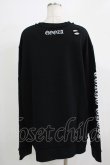 画像3: QOOZA / 東京喰種×QOOZA金木研 ダメージスウェット  ブラック H-25-11-28-024-PU-TO-KB-ZH (3)