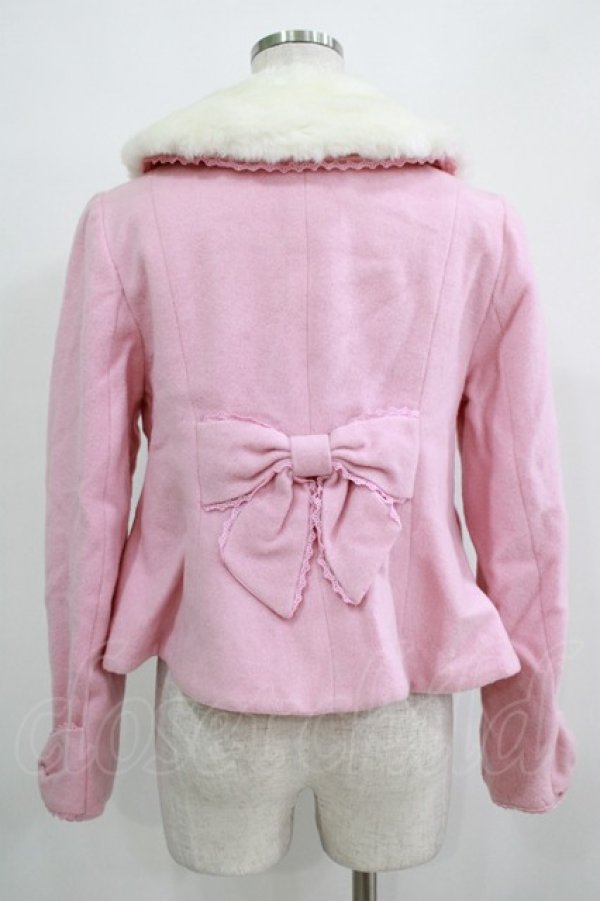 画像3: Angelic Pretty / Sweet Ribbonコート Free ピンク H-25-11-29-031-AP-CO-NS-ZH (3)