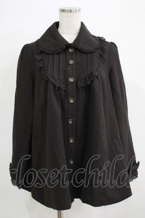 画像1: Innocent World / アリエルハーフコート M ブラウン H-25-11-29-032-IW-CO-NS-ZH (1)