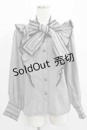 画像: Rojita / ロゴボウタイブラウス Free ブラック H-25-11-29-039-LO-BL-NS-ZH