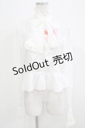 画像: BABY,THE STARS SHINE BRIGHT / ストライプシフォンブラウス Free オフ白 H-25-11-29-042-BA-BL-NS-ZH