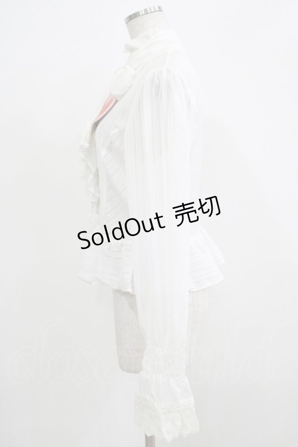 画像2: BABY,THE STARS SHINE BRIGHT / ストライプシフォンブラウス Free オフ白 H-25-11-29-042-BA-BL-NS-ZH (2)