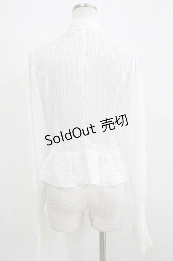 画像3: BABY,THE STARS SHINE BRIGHT / ストライプシフォンブラウス Free オフ白 H-25-11-29-042-BA-BL-NS-ZH (3)