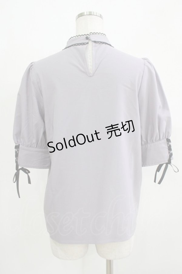 画像3: Rojita / デコルテレースブラウス Free グレー H-25-11-29-045-LO-BL-NS-ZH (3)