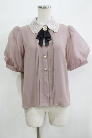 画像: Rojita / ボリュームスリーブビジュ釦ブラウス Free ピンク H-25-11-29-050-LO-BL-NS-ZH