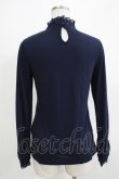 画像3: axes femme / ヨークレースハイネックプルオーバー M ネイビー H-25-11-29-053-AX-TO-NS-ZH (3)