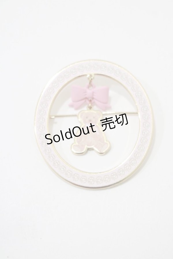 画像1: m petit by misako / TT*AMクマブローチ  ゴールド H-25-11-29-065-LO-AC-NS-ZH (1)