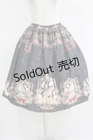 画像: Enchantlic Enchantilly / Queen Bunnyスカート Free ブラック H-25-11-29-006-LO-SK-NS-ZH