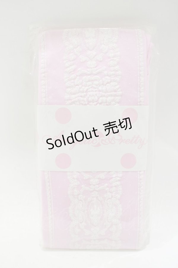 画像1: Angelic Pretty / Romantic Catタイツ  ピンク H-25-11-29-070-AP-ZA-NS-ZH (1)