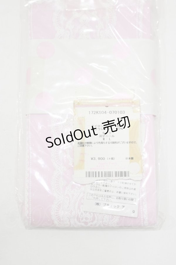 画像2: Angelic Pretty / Romantic Catタイツ  ピンク H-25-11-29-070-AP-ZA-NS-ZH (2)