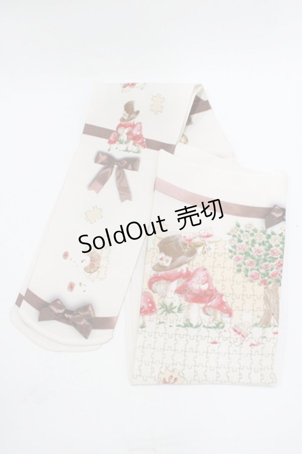 画像1: metamorphose / Wonder pieceタイツ  オフ H-25-11-29-073-ME-ZA-NS-ZH (1)