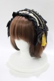 画像1: metamorphose / うたかたの華かぐらヘッドドレスカチューシャ  ブラック H-25-11-29-076-ME-AC-NS-ZH (1)