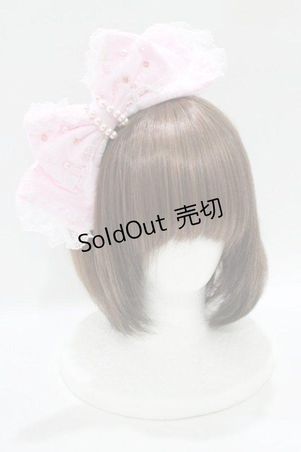 画像1: Angelic Pretty / Dressy Jewelカチューシャ  ピンク H-25-11-29-080-AP-AC-NS-ZH (1)