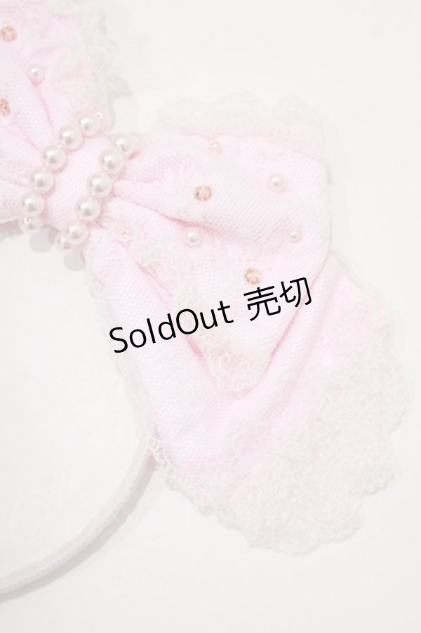 画像2: Angelic Pretty / Dressy Jewelカチューシャ  ピンク H-25-11-29-080-AP-AC-NS-ZH (2)