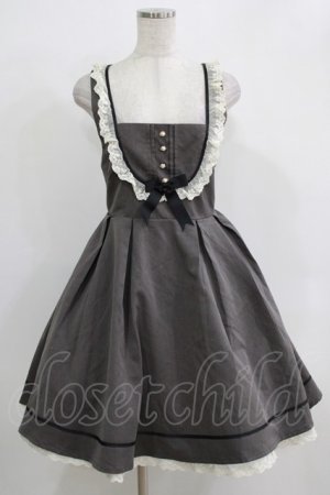 画像: Amavel / ヨーク切替ジャンパースカート Free グレー H-25-11-29-007-CA-SK-NS-ZH