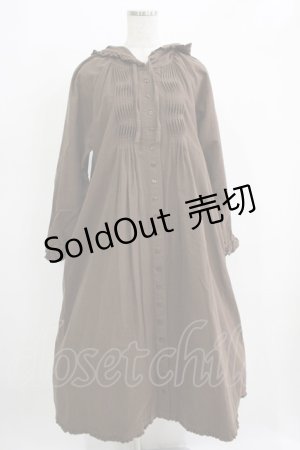 画像: PINK HOUSE / セミスエード両面起毛フードワンピース Free ブラウン H-25-11-29-008-LO-OP-NS-ZH