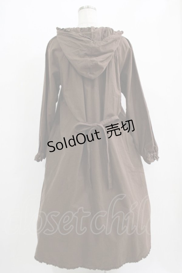 画像3: PINK HOUSE / セミスエード両面起毛フードワンピース Free ブラウン H-25-11-29-008-LO-OP-NS-ZH (3)