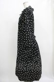 画像2: PINK HOUSE / ドットワンピース Free ブラック H-25-11-29-009-LO-OP-NS-ZH (2)