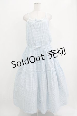 画像: PINK HOUSE / レース使いキャミソールワンピース Free サックス H-25-11-29-010-LO-OP-NS-ZH