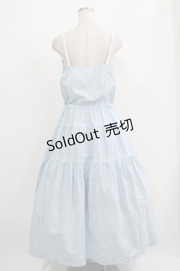 画像3: PINK HOUSE / レース使いキャミソールワンピース Free サックス H-25-11-29-010-LO-OP-NS-ZH (3)