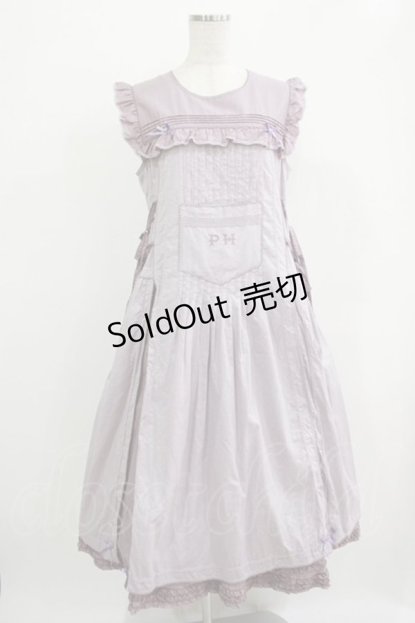 画像1: PINK HOUSE / 配色ローンレイヤードワンピース Free ラベンダー H-25-11-29-011-LO-OP-NS-ZH (1)