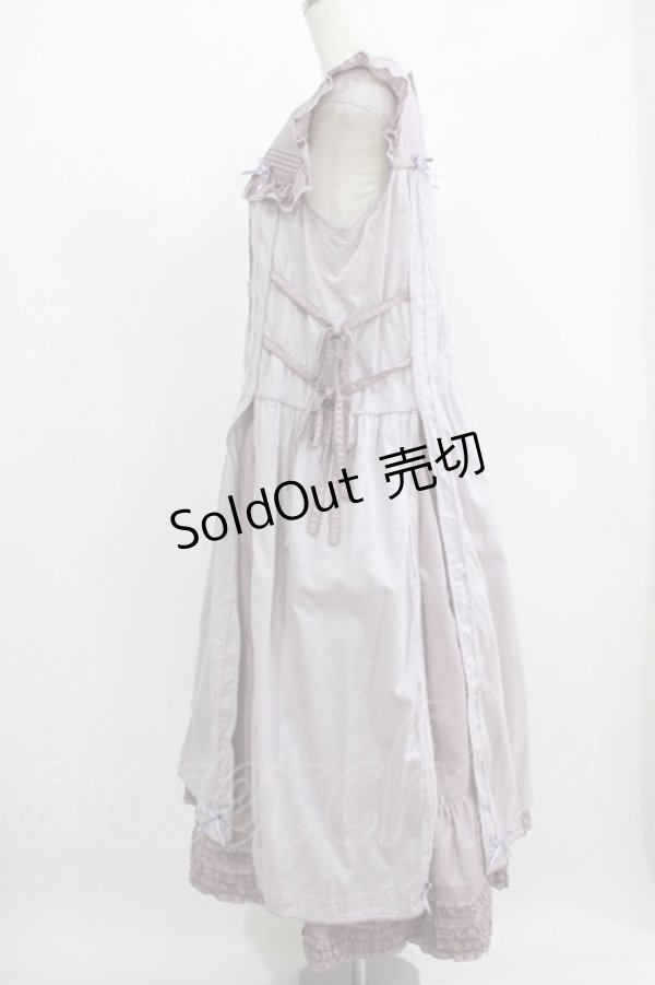 画像2: PINK HOUSE / 配色ローンレイヤードワンピース Free ラベンダー H-25-11-29-011-LO-OP-NS-ZH (2)