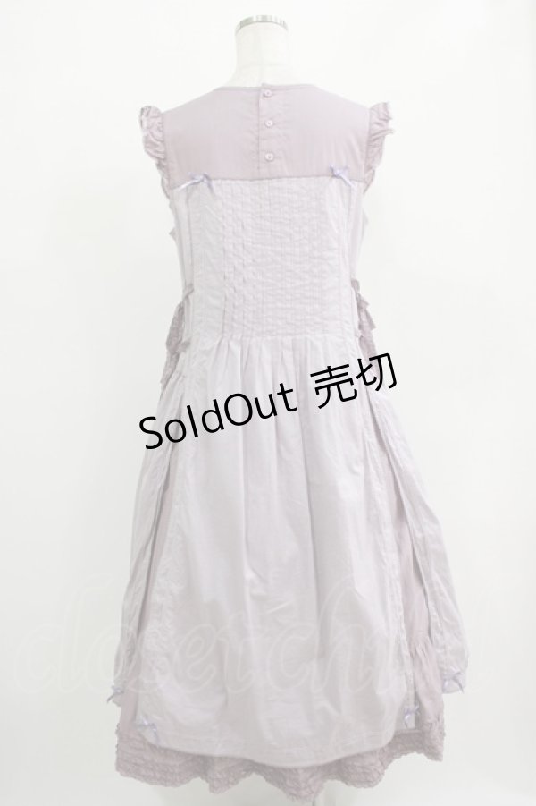 画像3: PINK HOUSE / 配色ローンレイヤードワンピース Free ラベンダー H-25-11-29-011-LO-OP-NS-ZH (3)