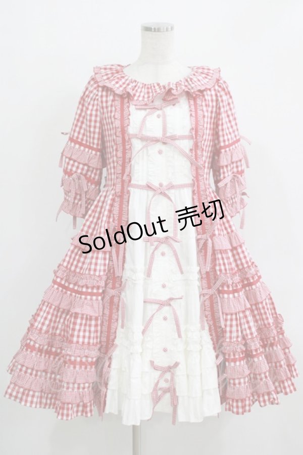 画像1: Angelic Pretty / Little Houseワンピース Free レッド H-25-11-29-002-AP-OP-NS-ZH (1)
