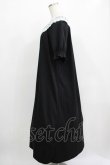画像2: m petit by misako / レース襟カットワンピース LL ブラック H-25-11-29-013-LO-OP-NS-ZH (2)