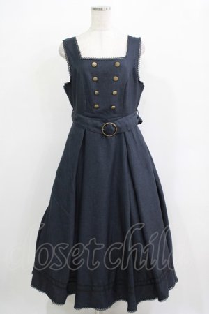 画像: Kurumi Collaboration / マリンアカデミアジャンパースカート LL ネイビー H-25-11-29-016-GO-OP-NS-ZH