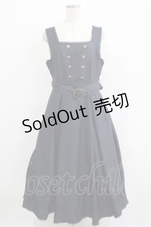 画像: Kurumi Collaboration / マリンアカデミアジャンパースカート LL ネイビー H-25-11-29-016-GO-OP-NS-ZH