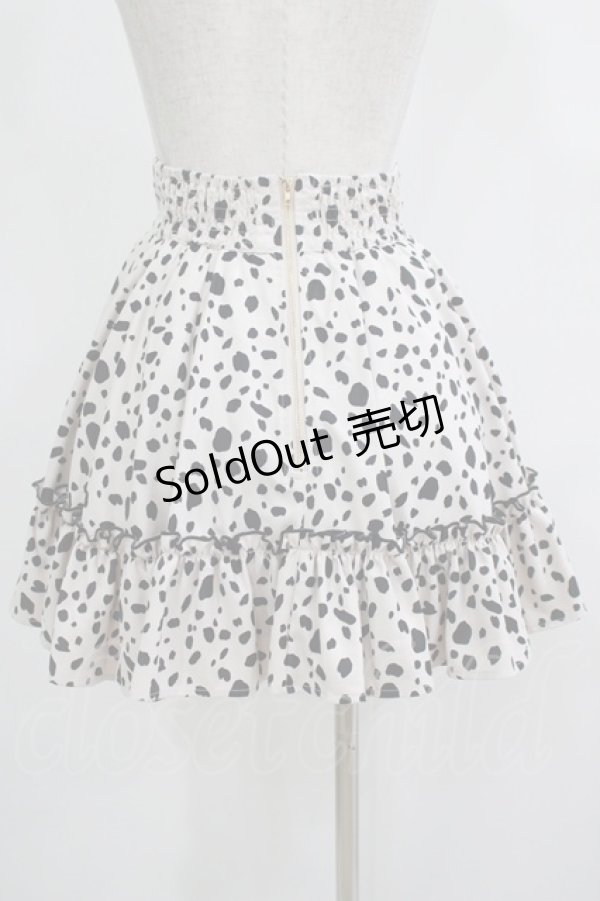 画像3: Rojita / ダルメ柄ボリュームスカート Free ベージュ H-25-11-29-019-LO-SK-NS-ZH (3)