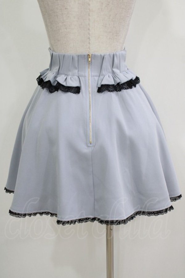 画像3: Rojita / ビジュ釦付きサイドフレアスカート Free サックス H-25-11-29-020-LO-SK-NS-ZH (3)