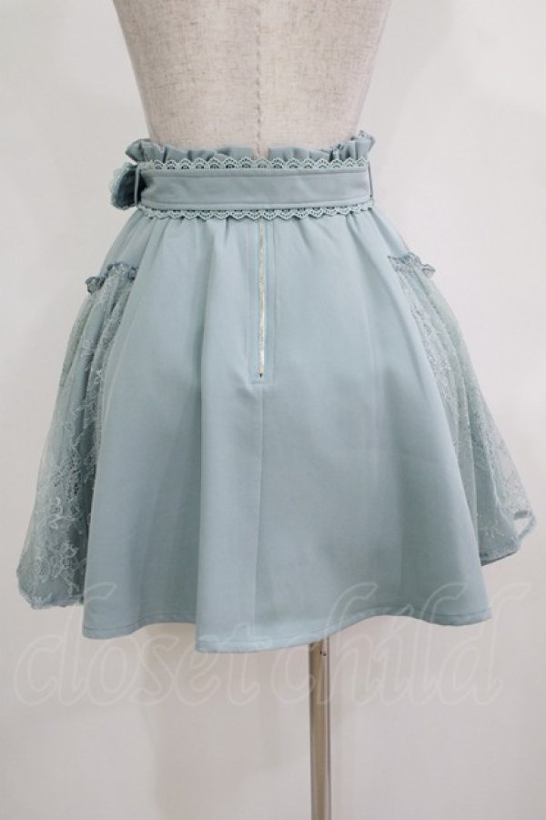 画像3: Rojita / サイドレースビジュベルトスカート Free ミント H-25-11-29-021-LO-SK-NS-ZH (3)