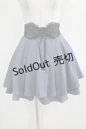 画像: Rojita / ウエストコルセット風ダブルフレアスカート Free ブルー H-25-11-29-022-LO-SK-NS-ZH