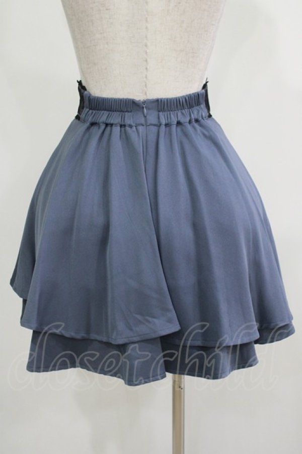 画像3: Rojita / ウエストコルセット風ダブルフレアスカート Free ブルー H-25-11-29-022-LO-SK-NS-ZH (3)