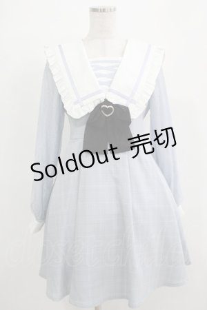画像: Rojita / レースアップセーラーワンピース Free サックス H-25-11-29-023-LO-OP-NS-ZH