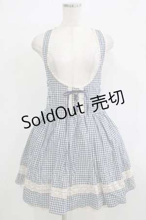 画像: LIZ LISA / ギンガムチェックジャンパースカート Free ブルー H-25-11-29-027-LO-OP-NS-ZH