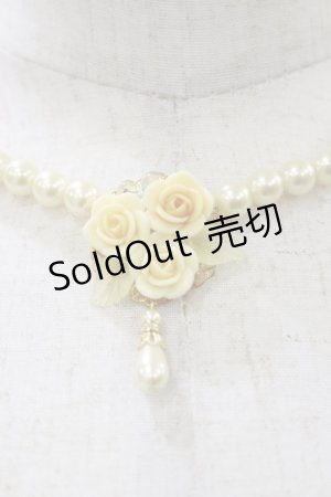 画像: Innocent World / 薔薇とパールのネックレス  イエロー H-25-12-01-006-IW-AC-NS-ZH