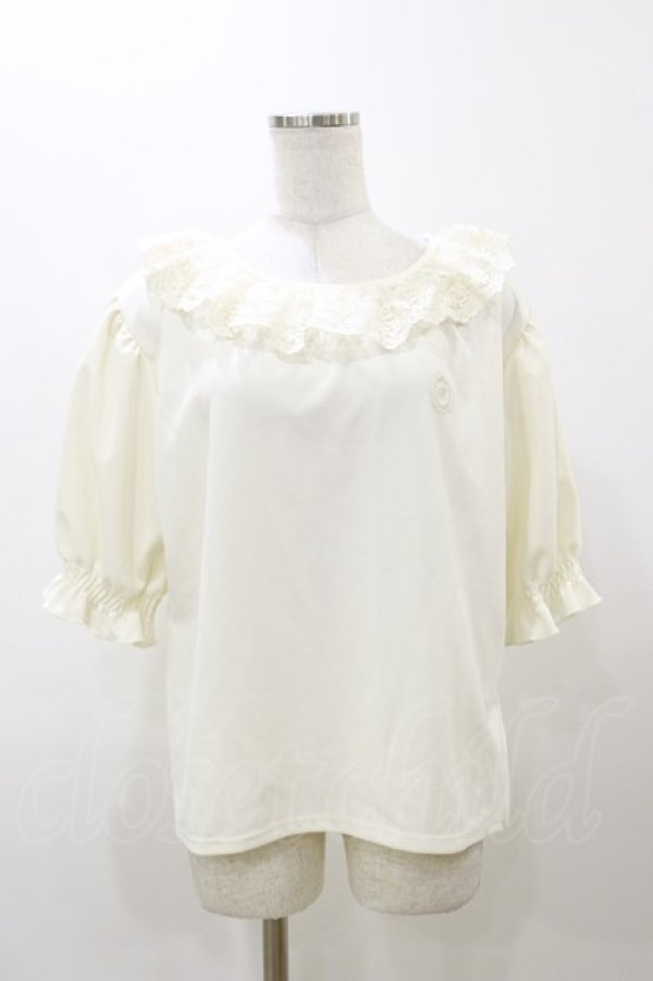 画像1: m petit by misako / TT*AOKエリレースPO L アイボリー H-25-12-01-057-LO-TO-NS-ZH (1)