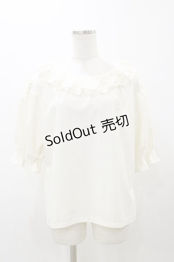 画像1: m petit by misako / TT*AOKエリレースPO L アイボリー H-25-12-01-057-LO-TO-NS-ZH (1)